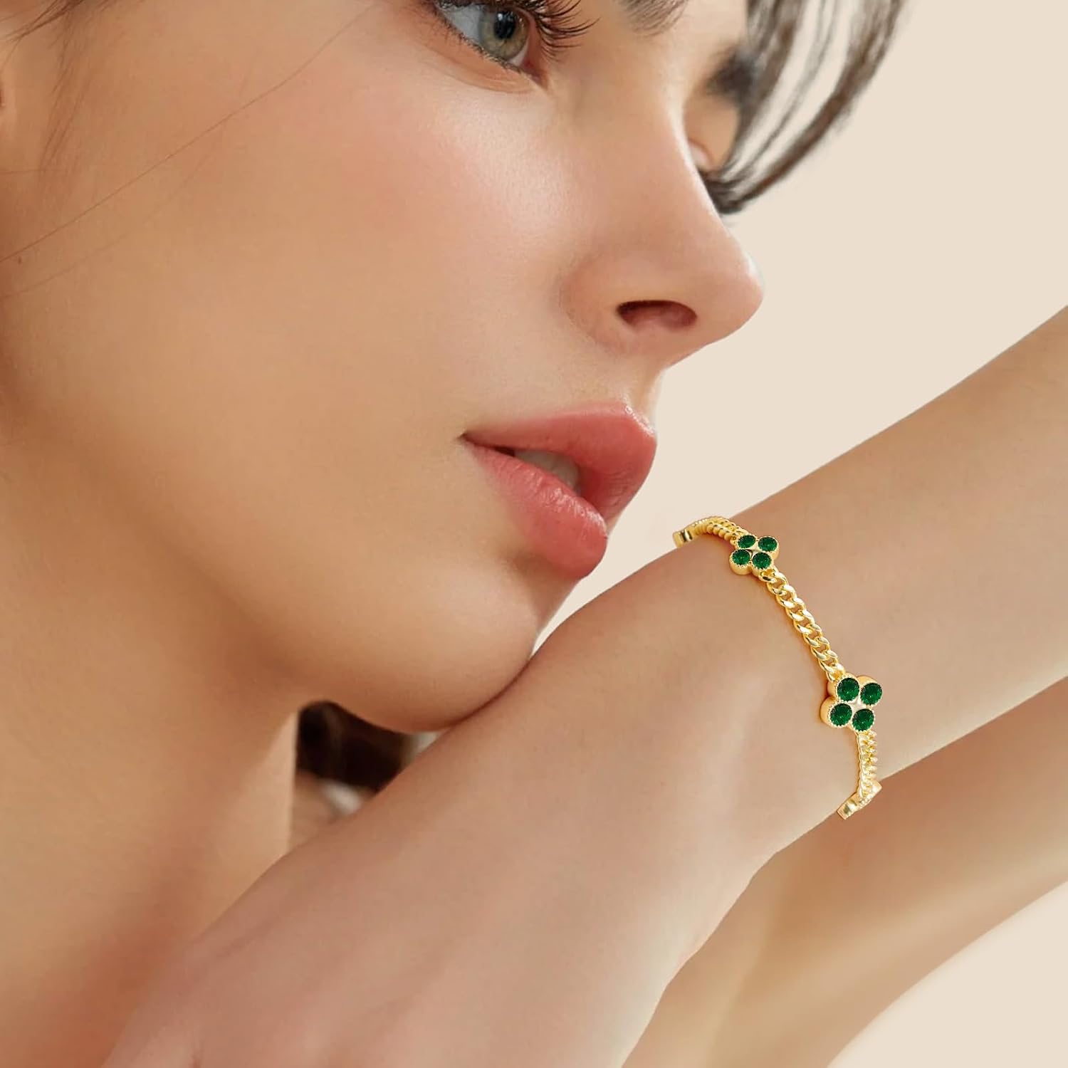 Birthstone Bracelet for women 14K Gold Filled